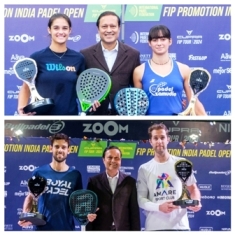 Spanish paddle stars dominate in FIP Promotion India Padel Open