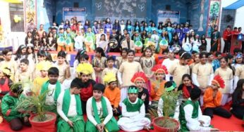जी डी गोयंका पब्लिक स्कूल में वार्षिकोत्सव में पंचतत्व की दिव्य छटा का प्रदर्शन