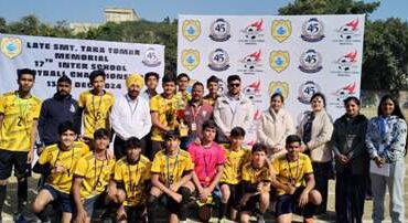 Late St. Joseph's School in Holi Public School. Won the title of Mrs. Tara Tomar Football Championship