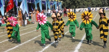 Sports Day organized with great pomp at Ram-ish International School