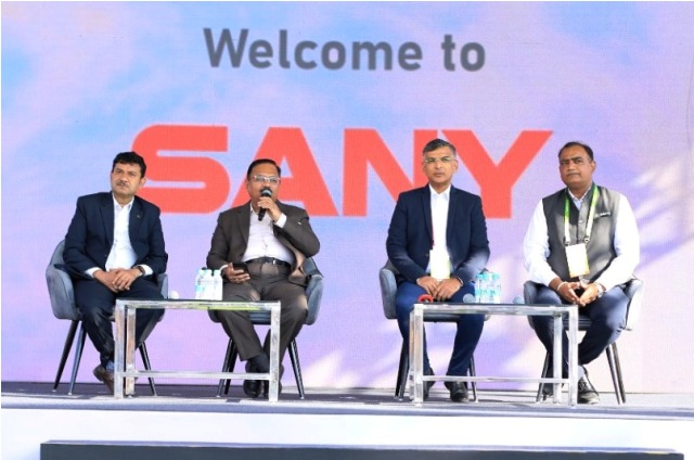 Sany India shows new direction of development with advanced equipment with the theme 'Chariot of Development'