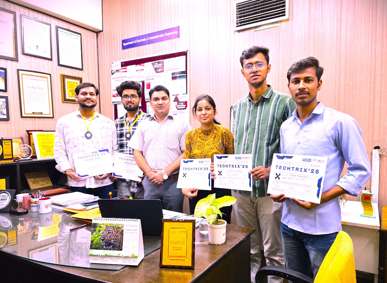 NIET's Aerobots Club performed well in inter college drone race competitions