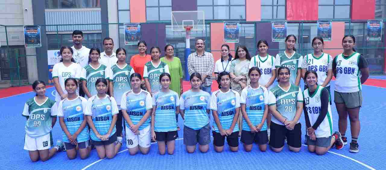 CBSE Basketball Cluster Tournament was inaugurated with great pomp at Sparsh Global School, Greater Noida, the tournament will run till 27th July