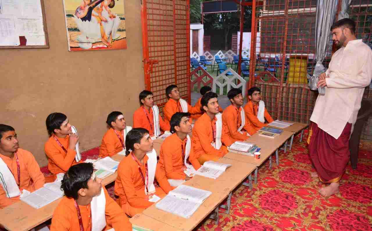 Celebration held at Maharishi Panini Gurukul on National Sanskrit Language Day