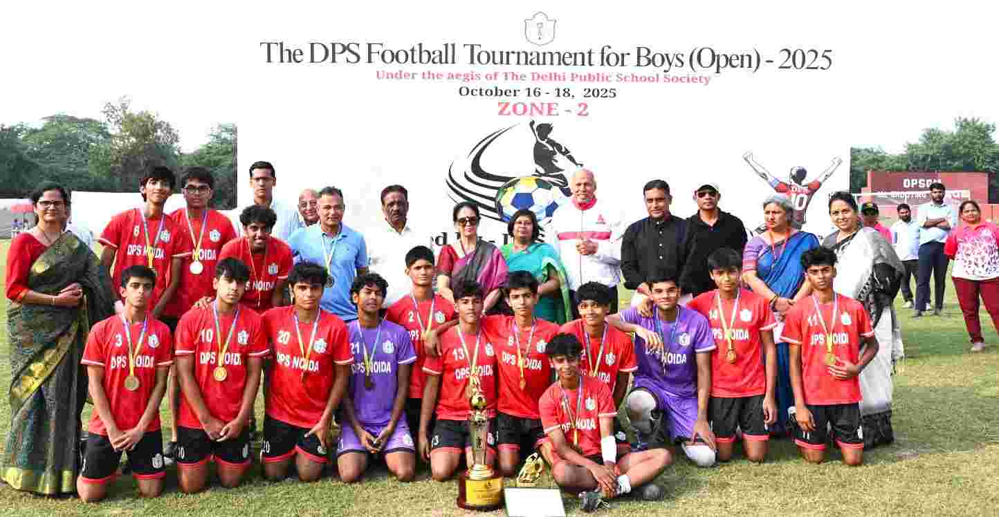 Inter DPS Football Tournament Boys Zone-2 concludes; DPS Vasant Kunj wins 4-0 to lift the trophy