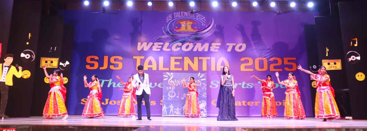 A dozen school children displayed their talent at SJS Talentia, Jewar MLA encouraged them.