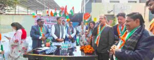 IBA celebrated the 77th Republic Day with great enthusiasm at its headquarters; all members were present.