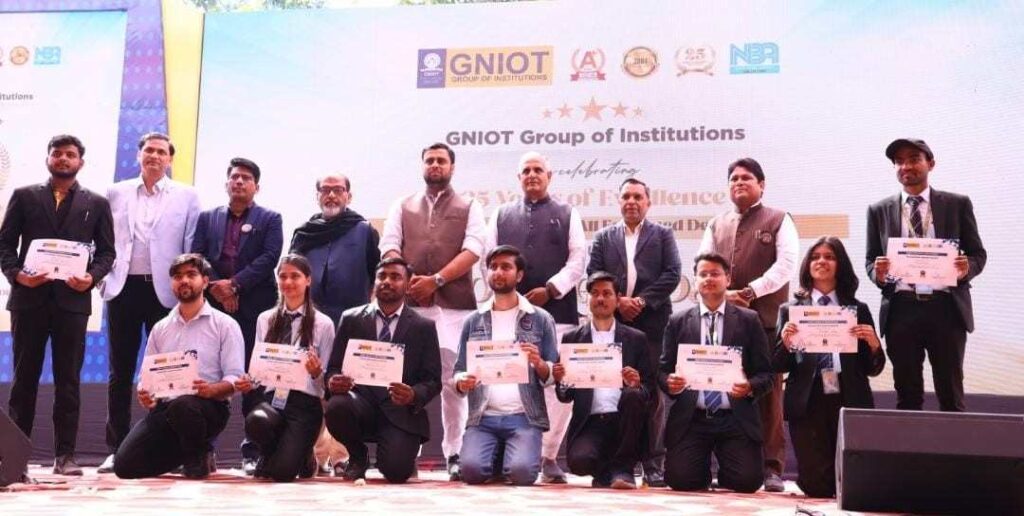 Nrityanjali was organised on the third day of the Silver Jubilee celebrations of GNIOT Group of Institutions.