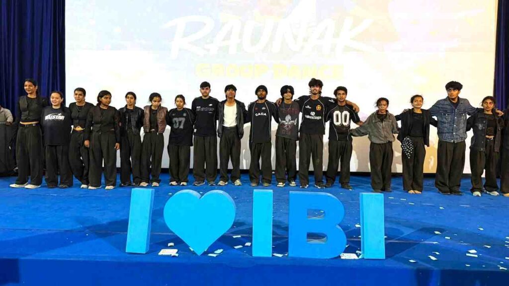 I Business Institute organised a grand celebration of 'Raunak 2026', where students from Delhi-NCR showcased their talent.