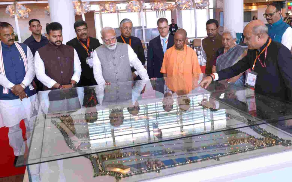 Prime Minister Narendra Modi inaugurated the first phase of Noida International Airport.