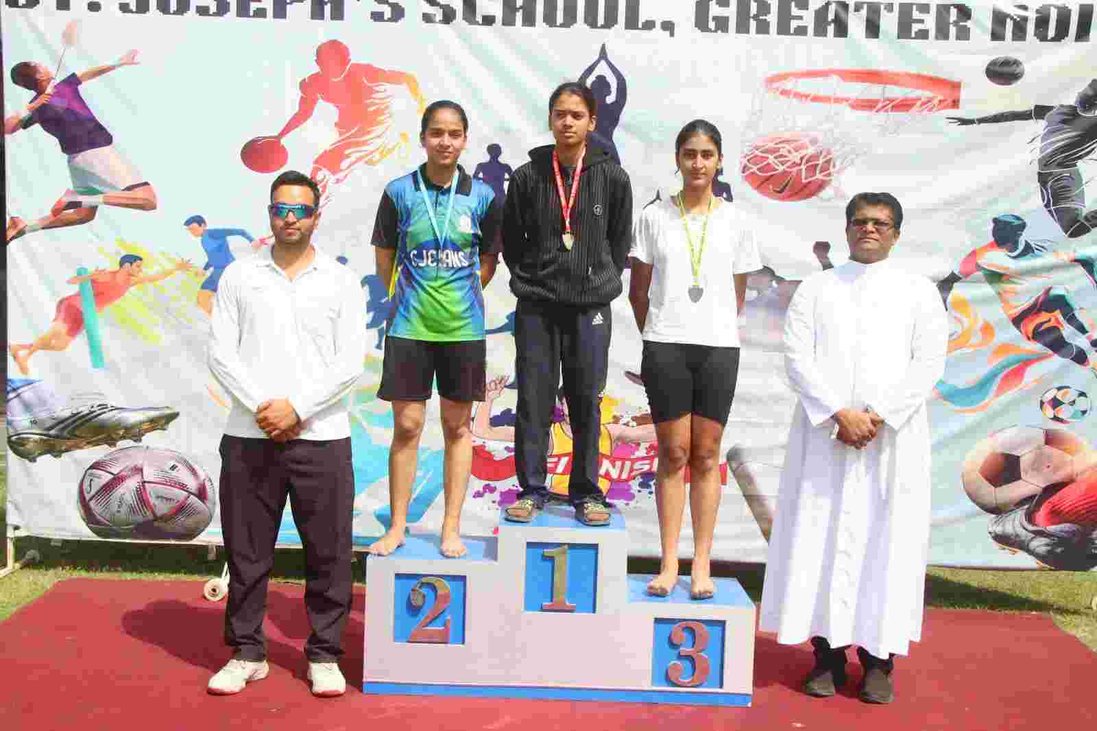 The girls displayed their talent and discipline at the CISCE Zonal Athletic Meet at St. Joseph's School.
