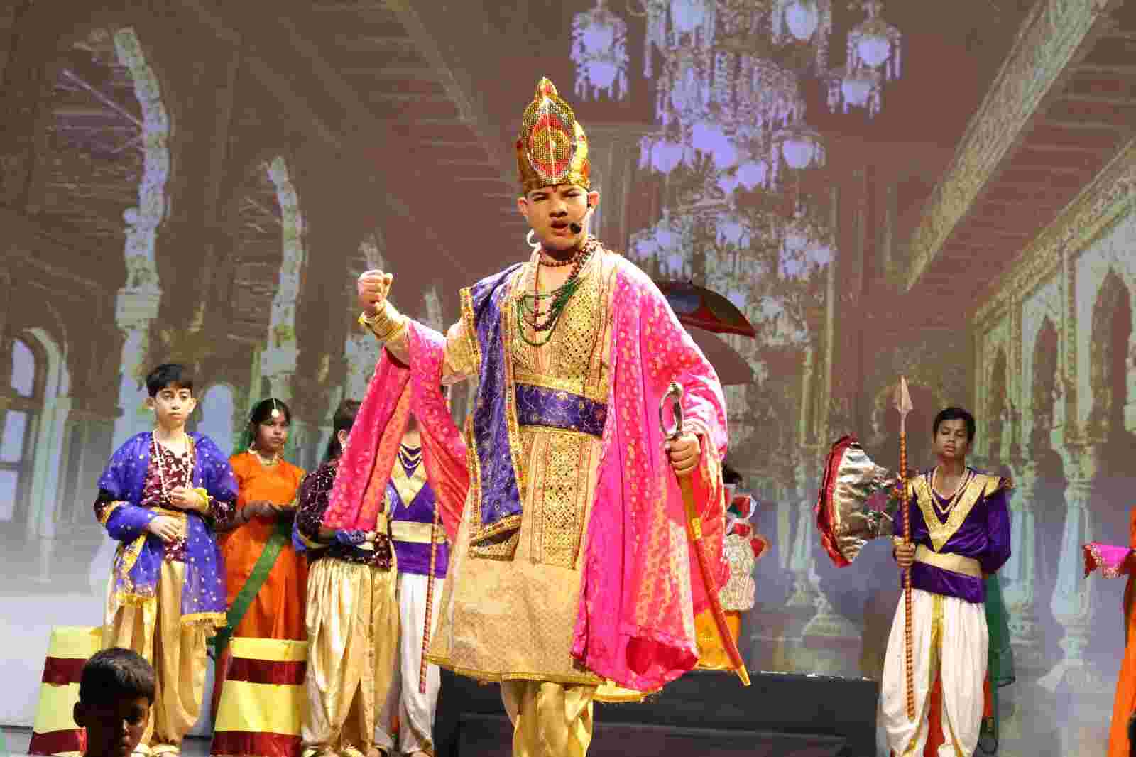 The annual awards ceremony at Father Agnel School was moved by the play "Emperor Ashoka." - The play's transformation of Emperor Ashoka's heart after the Kalinga War conveyed a message of compassion and dharma.