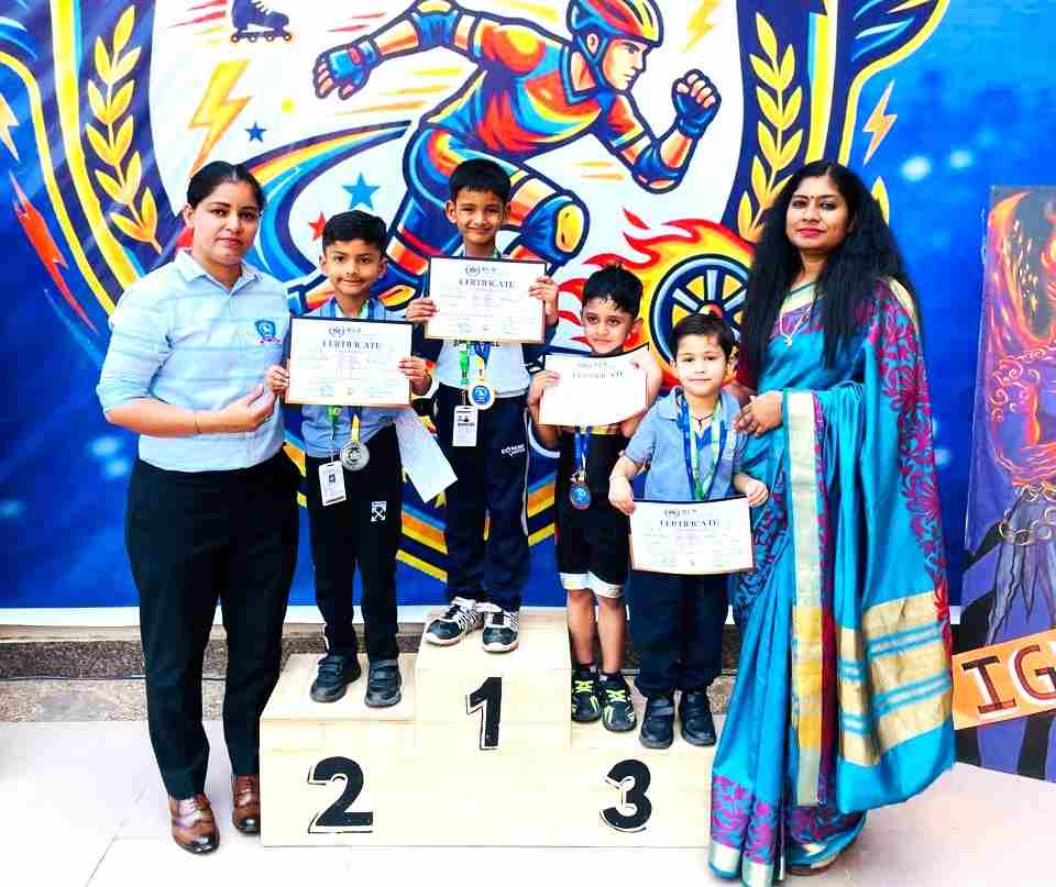 BLS Inter School Roller Skating Championship inaugurated, participating skaters gave excellent performance