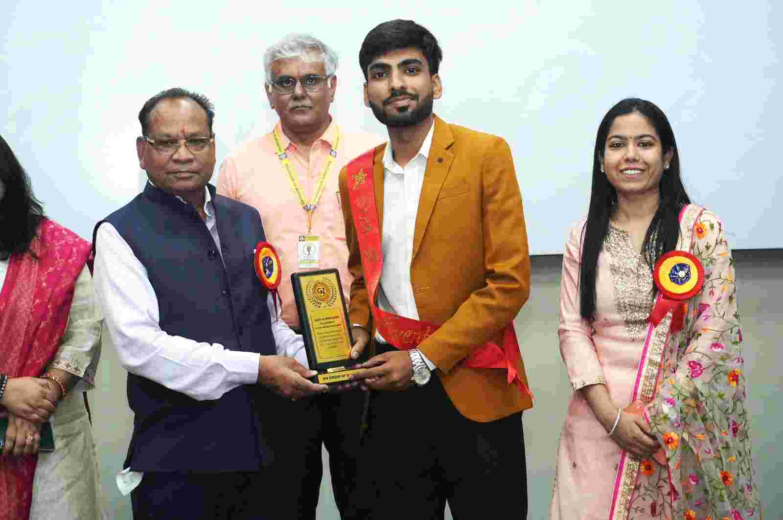Students were motivated at the farewell ceremony held at GN Group Institute.