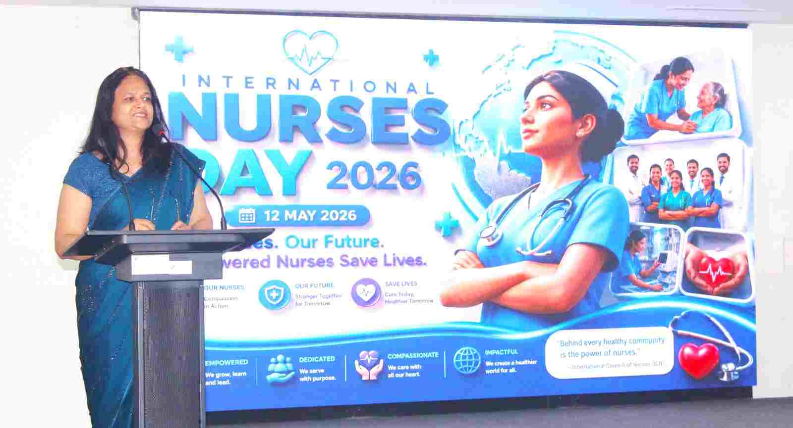 International Nurses Day celebrated at Kailash Institute of Nursing and Paramedical Sciences