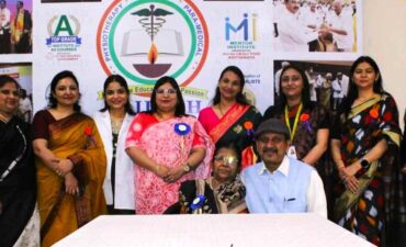 Mother's Day was celebrated at Kailash Institute of Nursing and Paramedical Sciences.