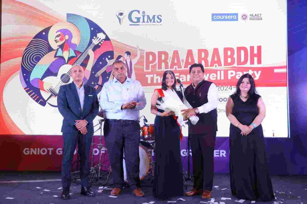 PGDM Batch 2024–26 Students Farewell at GNIOT Institute of Management Studies