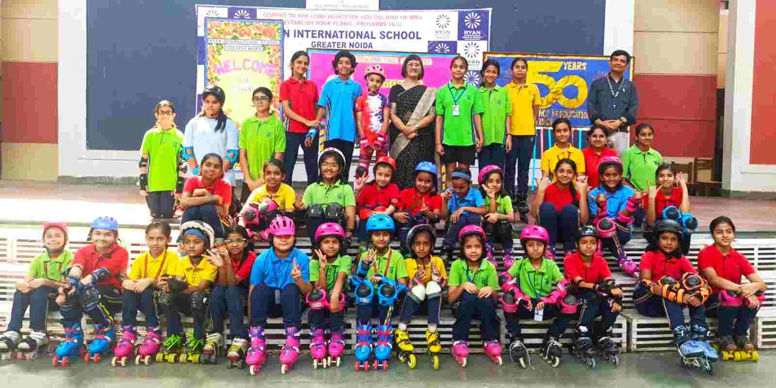 Ryan Greater Noida won the North Zone II Inter Ryan Skating Championship