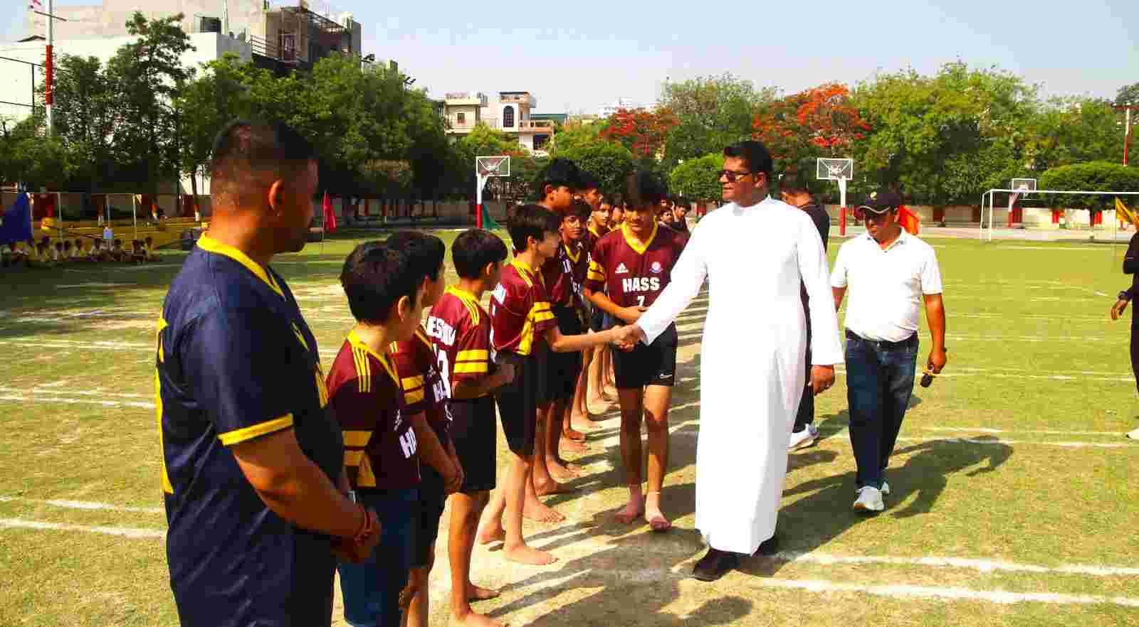 Players from Ghaziabad and Noida showed enthusiasm in the regional level Kho-Kho competition organised at St. Joseph School.