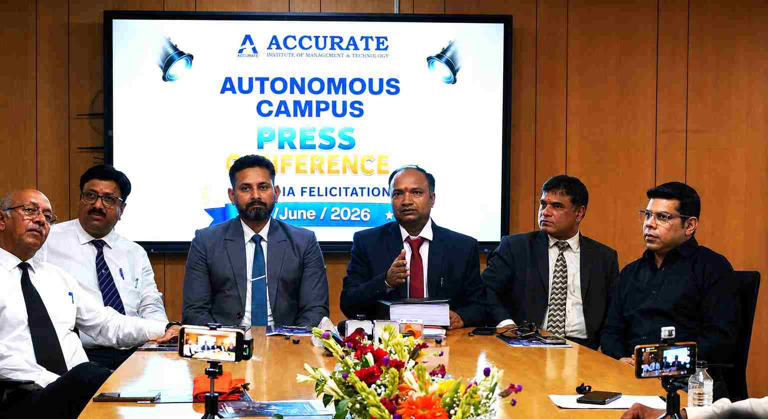 Accurate Group of Institutions creates history: Achieves autonomous status, NAAC accreditation, AI-enabled campus and 90% placement