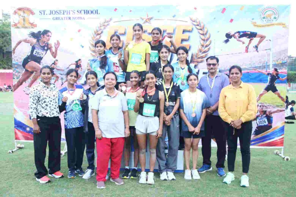 CISCE Regional Girls Athletic Meet concludes at St. Joseph's School; Meerut Zone emerges as the overall best zone