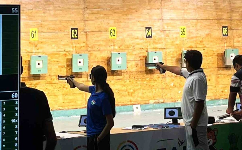 Students of Delhi World Public School performed brilliantly in the Uttar Pradesh State Shooting Competition.
