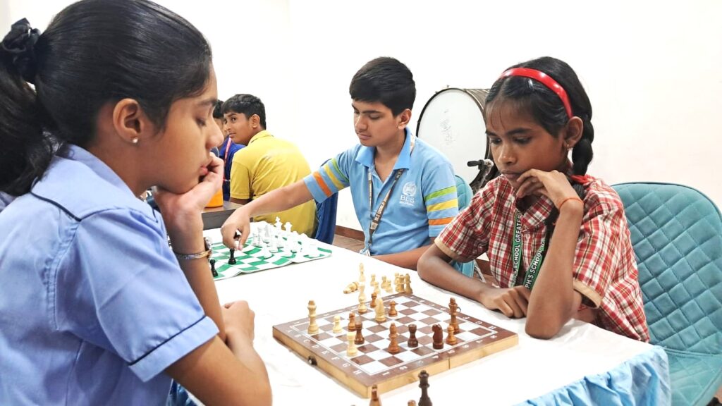Queens Carmel School, Greater Noida showcases the enthusiasm of children at the Spardha 2026 Inter-School Festival