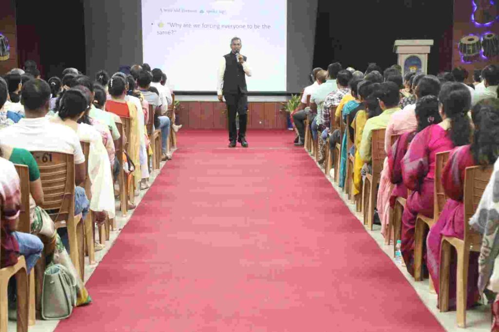 St. Joseph's School organised a seminar for parents, encouraged by international trainer and psychologist Denny Joseph