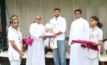Players from across the country participated in the CISCE National Basketball Championship at St. Joseph's School. The competition began with a colorful cultural program.