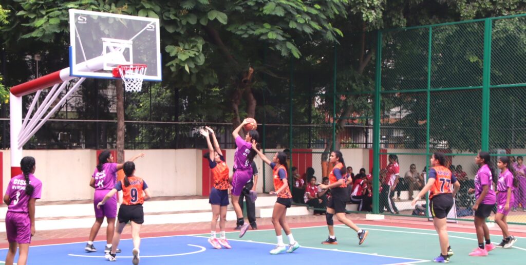 Players from across the country participated in the CISCE National Basketball Championship at St. Joseph's School. The competition began with a colorful cultural program.