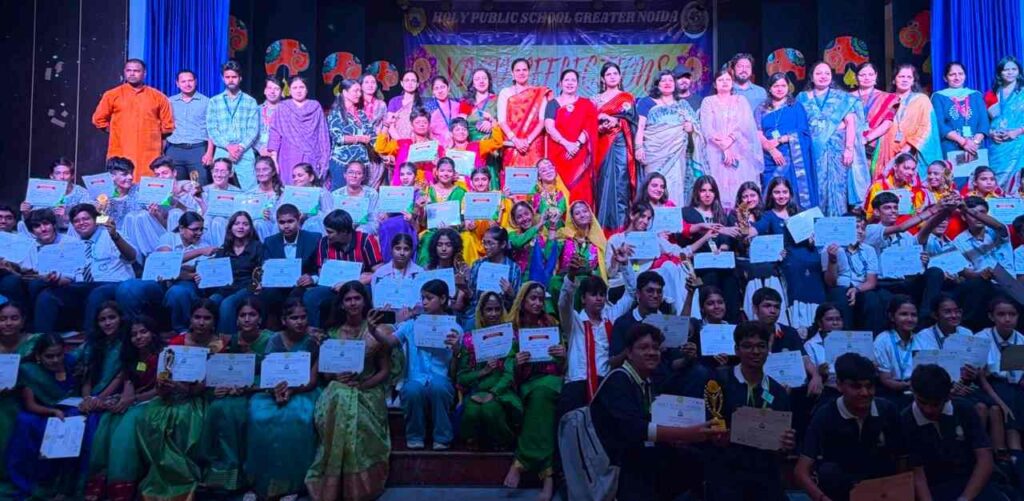 Children from various schools gave captivating performances at 'Vivid Reflections-2026' at Holi Public School, Greater Noida