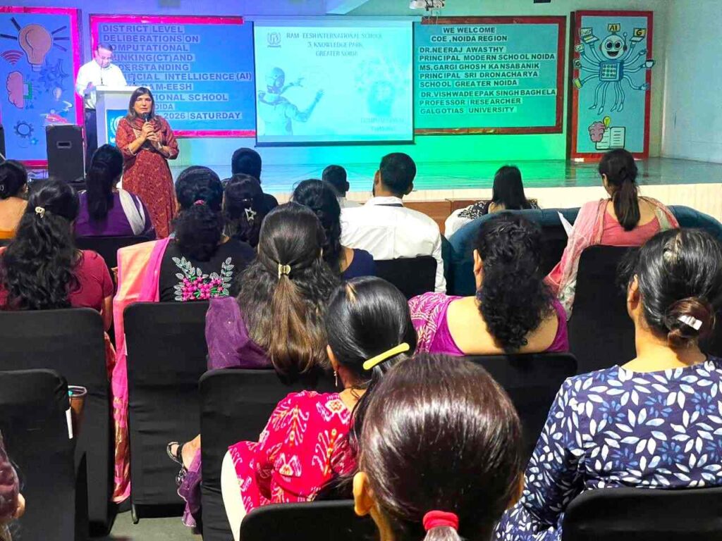 Ram-Ish International School organised a workshop to promote Computational Thinking and Artificial Intelligence in education.