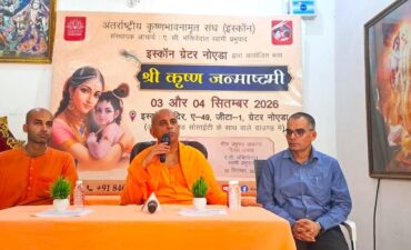 Sri Krishna Janmashtami festival is being organised in a grand manner from 3-5 September at ISKCON Greater Noida.