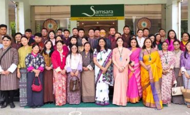 A 40-member delegation from Bhutan made an educational visit to Samsara Vidyalaya.