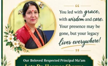 Delhi World Public School, K.P.-III, Greater Noida pays heartfelt tribute to the late Dr. Heema Sharma