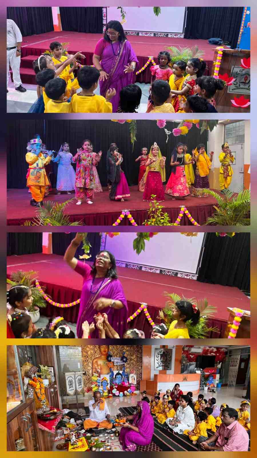 Shri Krishna Janmotsav was celebrated with enthusiasm and devotion at Delhi World Public School