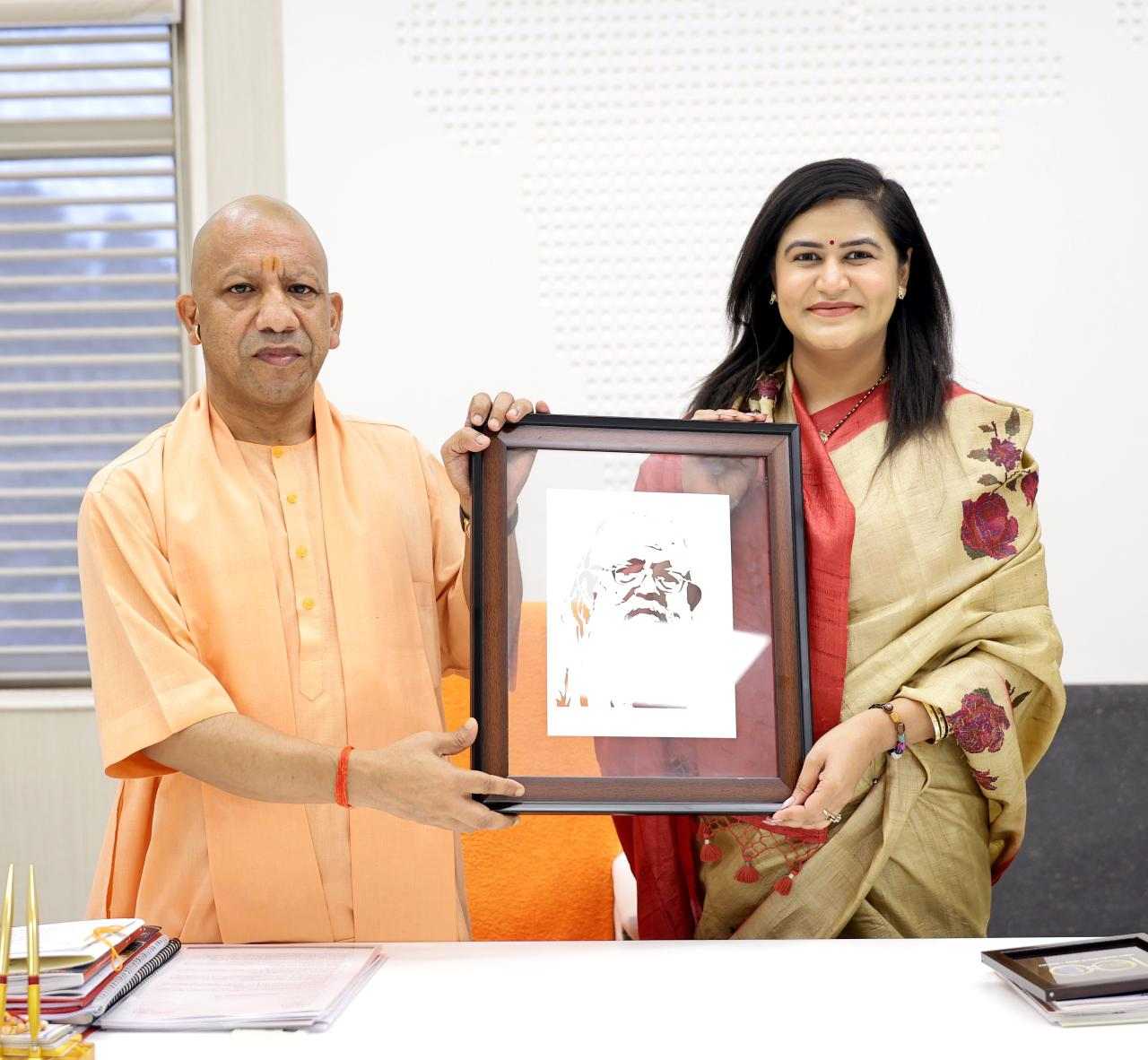 State Minister Mahamedha Nagar pays a significant visit to Chief Minister Yogi Adityanath, submits a 7-point proposal