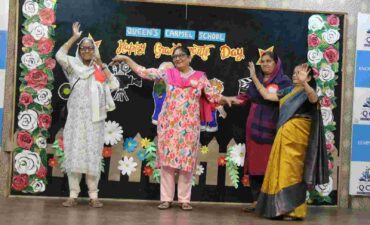 Grandparents share life memories with children on Grandparents Day at Queens Carmel School