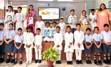 On Hindi Diwas, children were told at Samsara Vidyalaya – Hindi is our pride, Hindi is our identity.