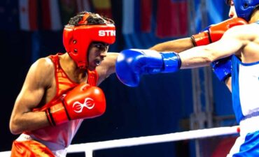 Aditya of Galgotias University defeated Magomedov of Russia to win gold medal in World Boxing Championship