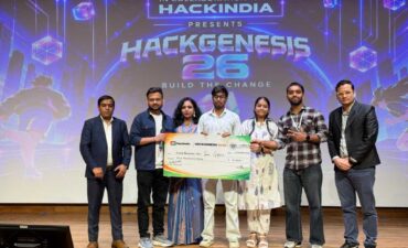 Lloyd College students win the hackathon held at Christ University