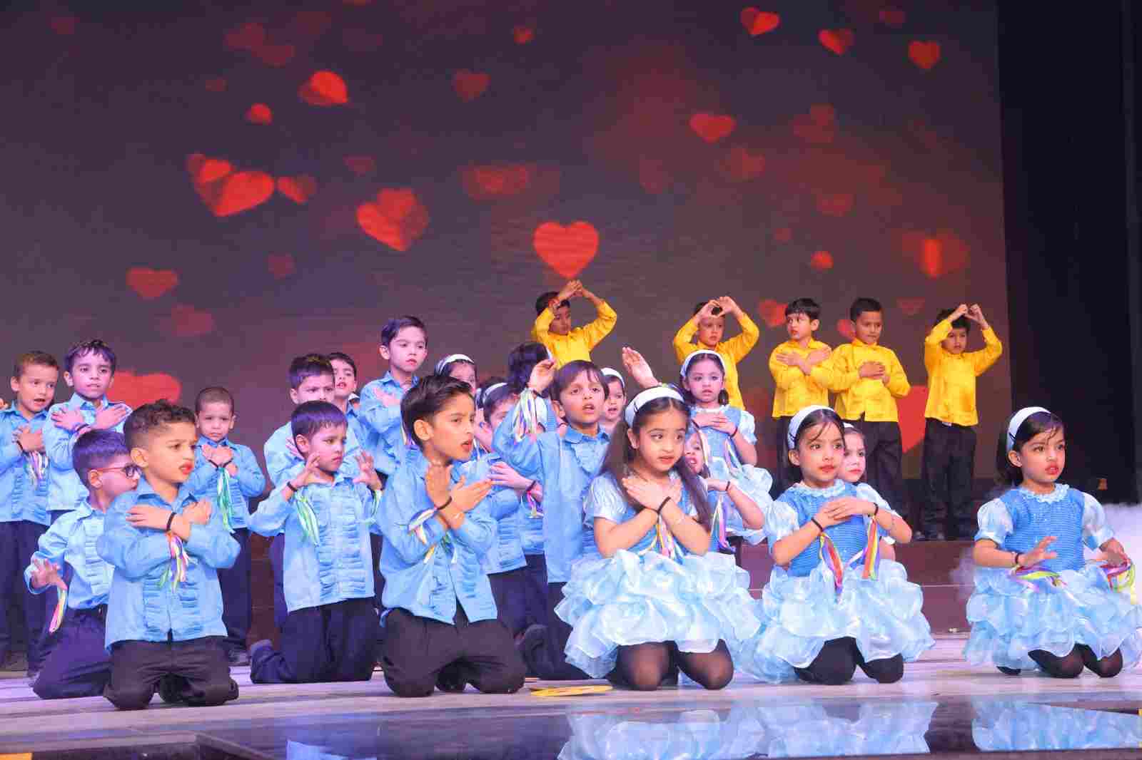 The little children enthralled the audience with their performances at the annual day function held at St. Joseph's School.