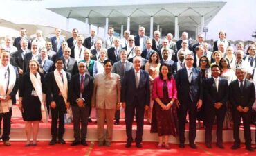 Swiss Confederation President Guy Parmelin arrives at Noida International Airport, inspects modern facilities