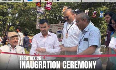 Tectrix'26 inaugurated with great fanfare at ITS Engineering College, 1,700 students participated in the technical festival with 620 teams.