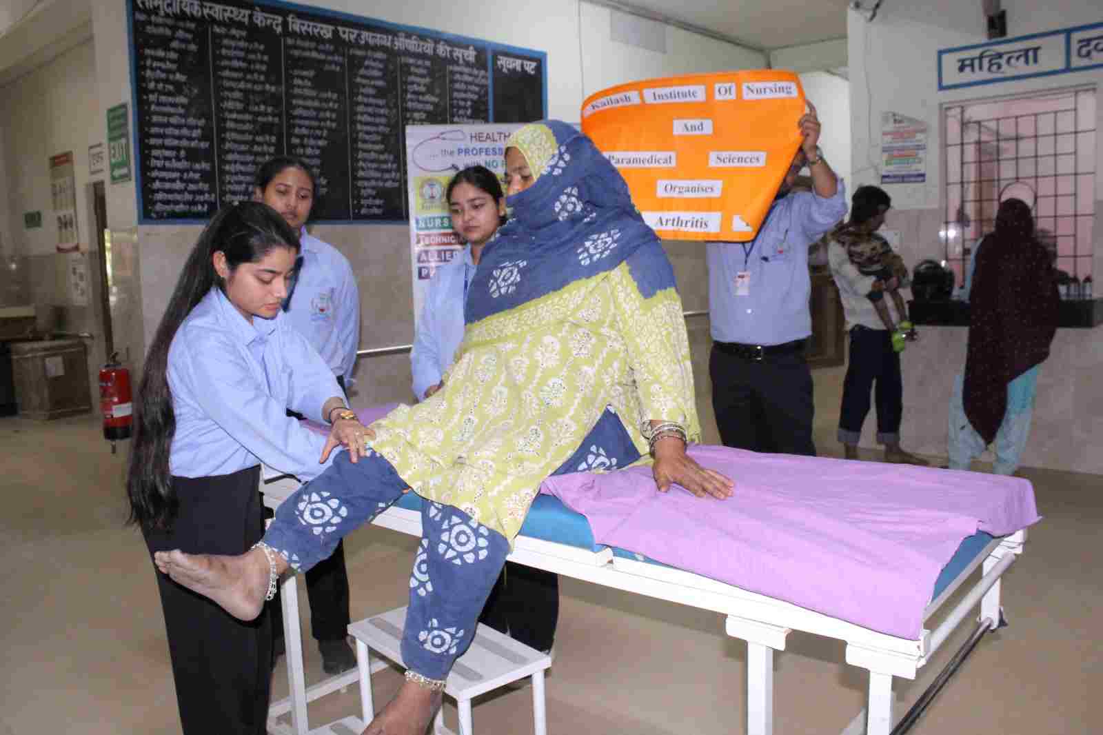Kailash Institute organised awareness and prevention programme on World Arthritis Day